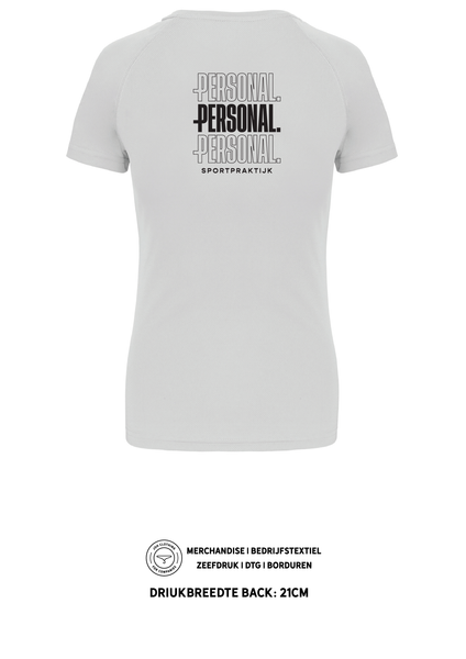 PR:SNL - Sport T-shirt PROACT. - WOMEN WHITE