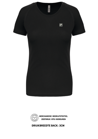 PR:SNL - Sport T-shirt - WOMEN BLACK