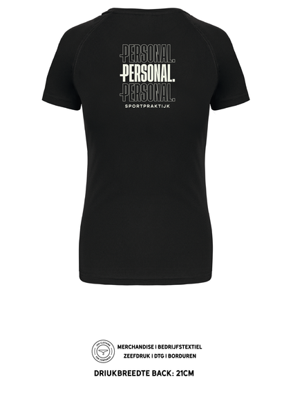 PR:SNL - Sport PROACT. T-shirt - WOMEN BLACK